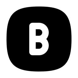Square Rounded Letter B Icon