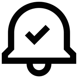 Bell Check Icon