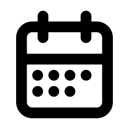 Calendar Week Line Icon