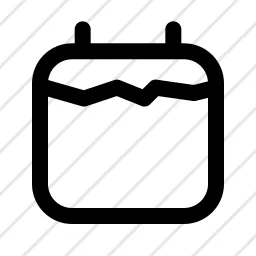 Calendar Tear Off Date Icon