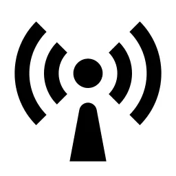 Broadcast Fill Icon