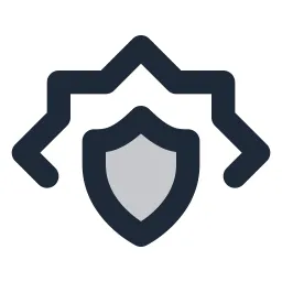 Shield Action Duotone Icon