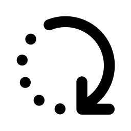 Rotate Clockwise 2 Line Icon
