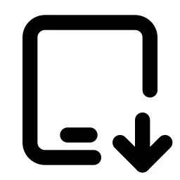 Device Ipad Down Line Icon