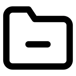 Folder Minus Icon