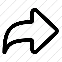 Arrow Share Right, Next, Forward Icon