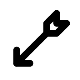 Archery Arrow Line Icon