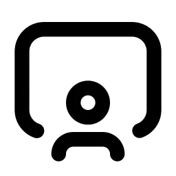 User Screen Line Icon