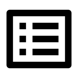 List View Icon