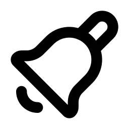 School Bell Line Icon