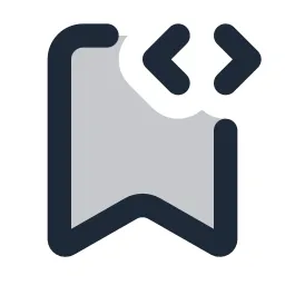 Bookmark Code Duotone Icon