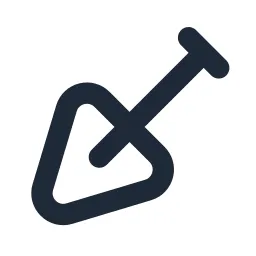 Shovel Small Line Icon
