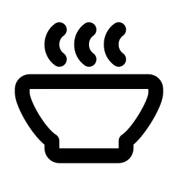 Soup Line Icon