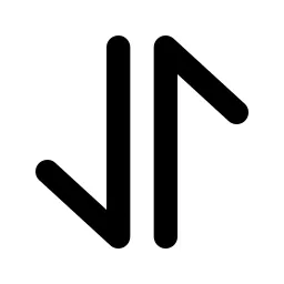 Transfer Vertical Line Icon