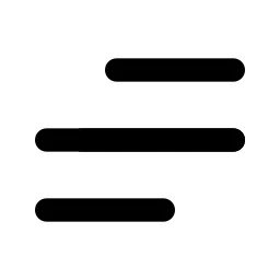 Menu 3 Line Icon