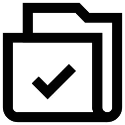 Folder Check Icon