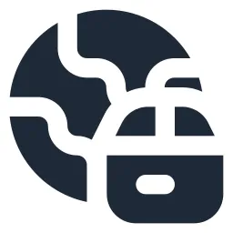 Earth Parcel Solid Icon