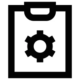 Clipboard Settings Icon
