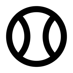 Ball Tennis Line Icon