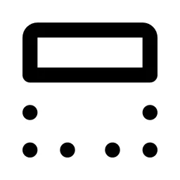 Box Align Top Line Icon