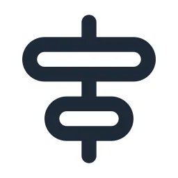 Align Horizontal Center Line Icon