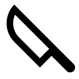 Knife Line Icon