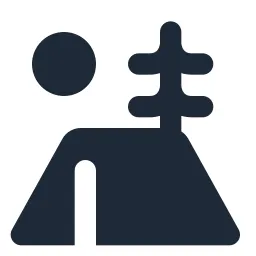 Camping Solid Icon