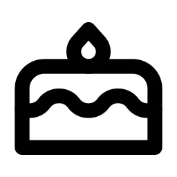Cake Line Icon