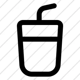 Drink Cup Straw Icon