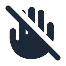 Hand Off Solid Icon
