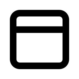 Layout Navbar Line Icon
