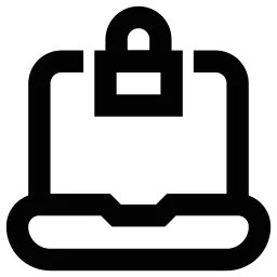 Padlock Laptop Icon