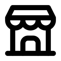 Building Store Line Icon