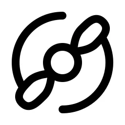 Airplane Rotation Icon