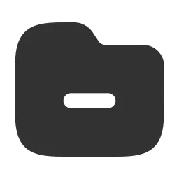 Folder Remove Fill Icon