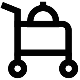 Room Service Trolley Icon