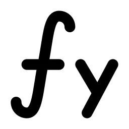 Math Function Y Line Icon