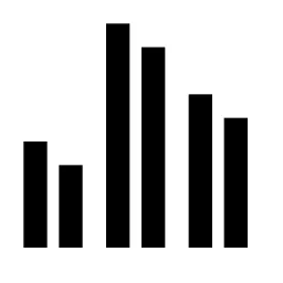 Bar Chart Grouped Line Icon
