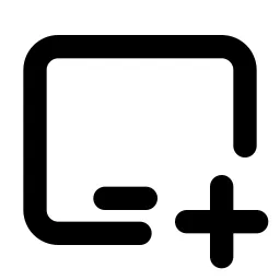 Device Ipad Horizontal Plus Line Icon