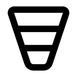 Chart Funnel Line Icon