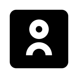 Account Box 2 Fill Icon