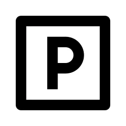 Parking Box Line Icon