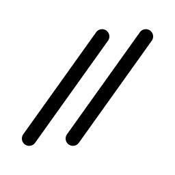 Slashes Line Icon