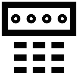Pin Code Security Icon