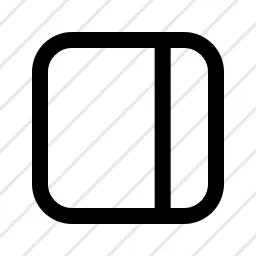 Sidebar Simple Right Square Icon