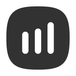 Chart Bar Square Fill Icon