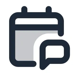 Calendar Chat Icon
