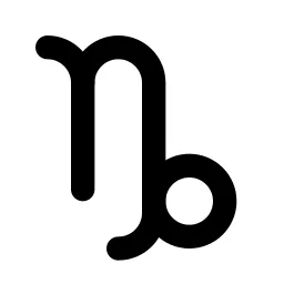 Zodiac Capricorn Line Icon