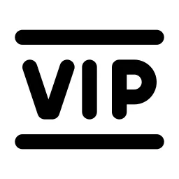 Vip Line Icon