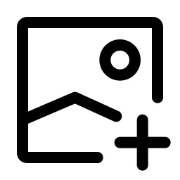 Media Image Plus Icon